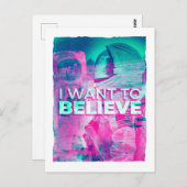 Astronauten, an die ich Wollte zu glauben Postkarte (Vorne/Hinten)