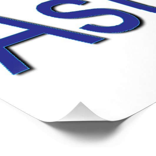 Astronauten ausrufen poster (Ecke)