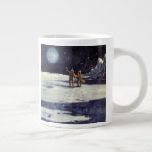 Astronauten-Außerirdischen der Vintagen Science Fi Jumbo-Tasse (Rechts)