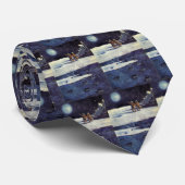 Astronauten-Außerirdischen der Vintagen Science Fi Krawatte (Gerollt)