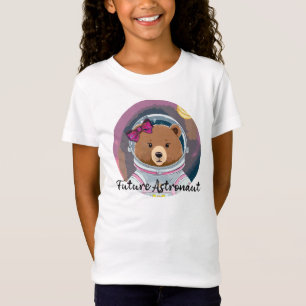 Astronauten-Bär "Future Astronaut" Girl Power T-Shirt