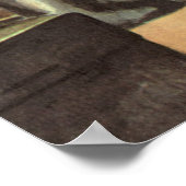 Astronauten der Vintagen Science Fiction auf einem Poster (Ecke)