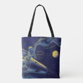 Astronauten der Vintagen Science Fiction im Weltra Tasche (Rückseite)