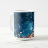 Astronauten, die den Weltraum erkunden Kaffeetasse (Vorderseite Links)