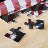 Astronauten-Flaggen-Erdmond-Foto der NASAs Apollo Puzzle (Seite)