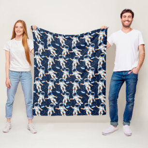 Astronauten Fleece-Decke Fleecedecke