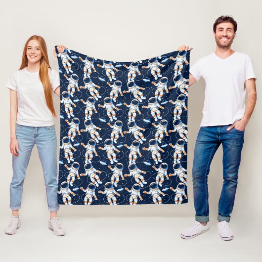 Astronauten Fleece-Decke Fleecedecke (Beispiel)