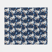 Astronauten Fleece-Decke Fleecedecke (Vorderseite (Horizontal))