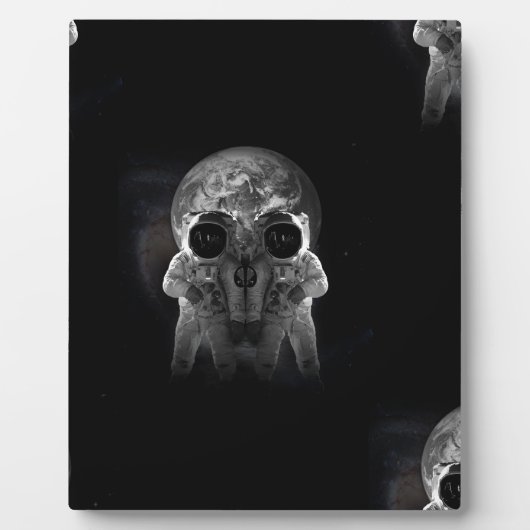 Astronauten Fotoplatte (Vorderseite)