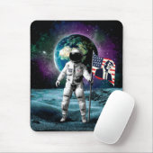Astronauten für Trump 2024 Einladung Mousepad (Mit Mouse)