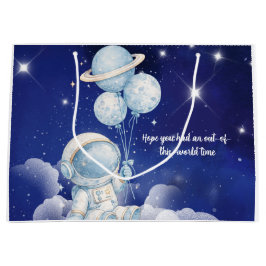 Astronauten-Geburtstags-Geschenktüte Große Geschenktüte