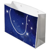 Astronauten-Geburtstags-Geschenktüte Große Geschenktüte (Rückseite Schrägansicht)