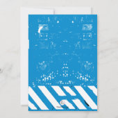 Astronauten-Geburtstags-Party Einladung (Rückseite)