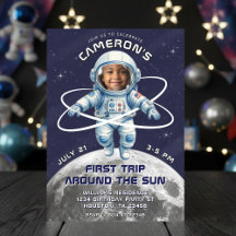 Astronauten-Geburtstagsfeier 1. Reise um die Sonne