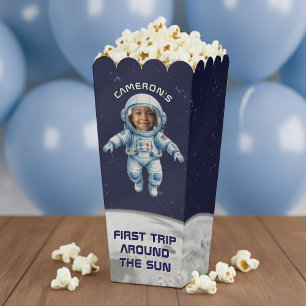 Astronauten-Geburtstagsfeier 1. Reise um die Sonne Geschenkschachtel
