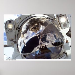 Astronauten-Gesicht Poster