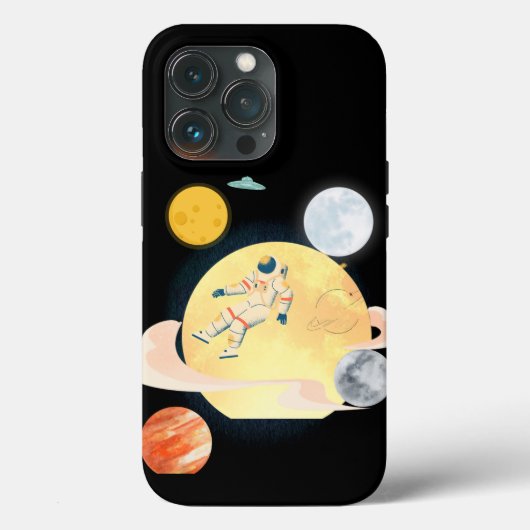 Astronauten-Handy Case-Mate iPhone Hülle (Rückseite)