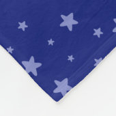 Astronauten-Himmels-Mond-Stern Rocket Fleecedecke (Ecke)