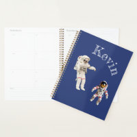 Astronauten im Monogrammnamen