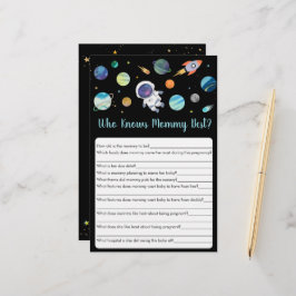 Astronauten im Weltraum, der Mama das beste Spiel 