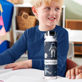 Astronauten im Weltraum Stars & Planets Custom Kid Trinkflasche