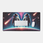Astronauten in der Liebe Desk Mat Schreibtischunterlage (Tastatur & Maus)