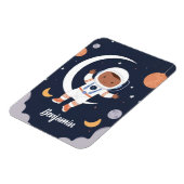 Astronauten Junge Weltraum Personalisierte Kinder Magnet (Linke Seite)