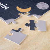 Astronauten Junge Weltraum Personalisierte Kinder Puzzle (Seite)
