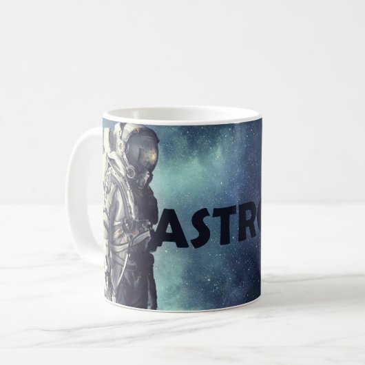 Astronauten Kaffeetasse (Vorderseite Links)