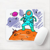 Astronauten-Kind Mousepad (Mit Mouse)