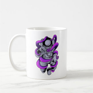 Astronauten-Ktopus Kaffeetasse