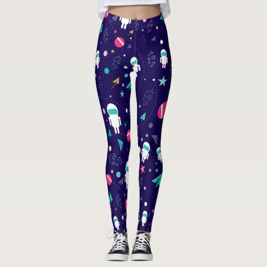 Astronauten Leggings (Vorderseite)