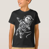 Astronauten-Panda im Raum-Panda-Bären Astropanda T-Shirt (Vorderseite)