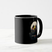 Astronauten-Panda mit Neonfarbspritzer Tasse (VorderseiteRechts)