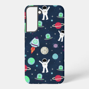 Astronauten Planeten Raketen und Aliens Samsung Galaxy Hülle