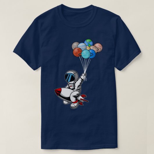 Astronauten Planeten Weltraum Explorer - Ich brauc T-Shirt (Design vorne)