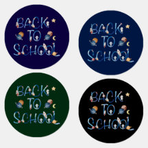 Astronauten Planets Space, zurück zur Schule