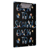 Astronauten Planets Space, zurück zur Schule Klemmbrett (Rechts)