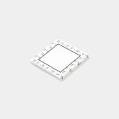 Astronauten Post-it Klebezettel (angewinkelt)