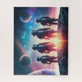 Astronauten Puzzle (Vertikal)