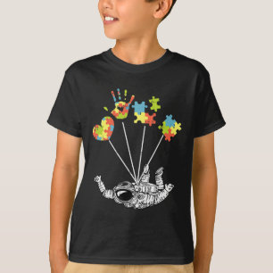 Astronauten Puzzle Autismus Aufklärungsgeschenke f T-Shirt