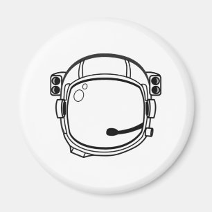 Astronauten-Raum-Sturzhelm Magnet