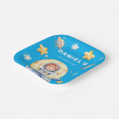 Astronauten Raumfahrt-Themed Custom Birthday Party Pappteller (Gewinkelt)