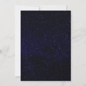 Astronauten Raumfest Einladung (Rückseite)