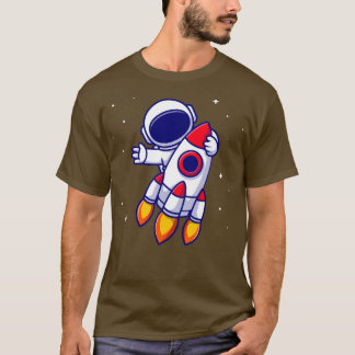 Astronauten-Reitrocket-Cartoon3 T-Shirt