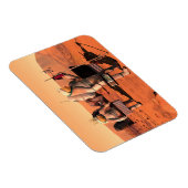 Astronauten richten Wetterausrüstung auf Mars ein. Magnet (Rechte Seite)