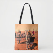 Astronauten richten Wetterausrüstung auf Mars ein. Tasche (Vorderseite)