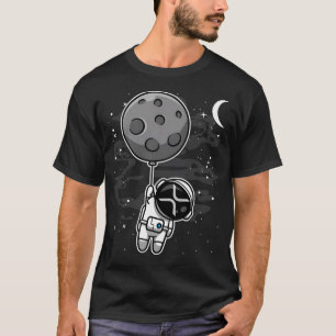 Astronauten schwimmende Rippelspalte XRP zum Monds T-Shirt