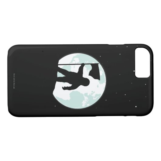 Astronauten-Silhouette Case-Mate iPhone Hülle (Rückseite (Horizontal))