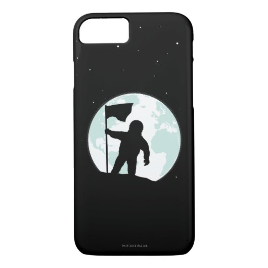 Astronauten-Silhouette Case-Mate iPhone Hülle (Rückseite)